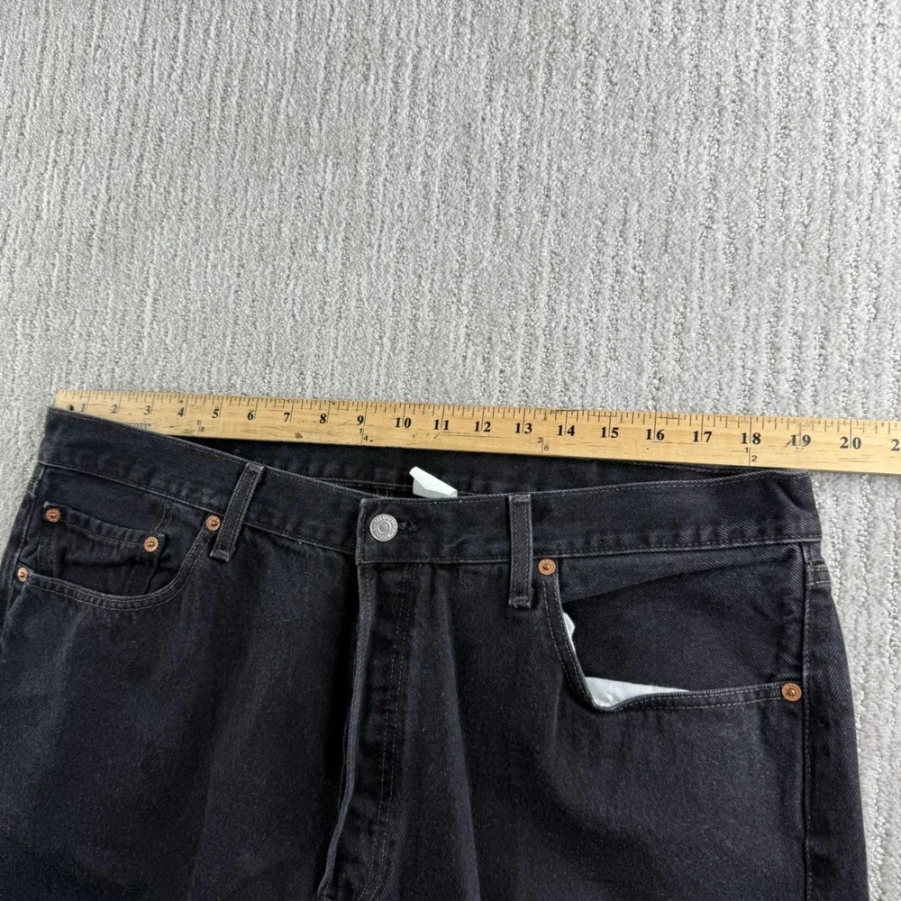 VTG Levis 501 XX Original Straight Leg Black Jeans Mens Size 40x34 (fits 38x33)